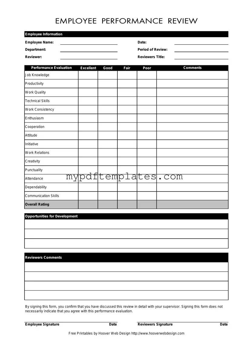 Fill Your Employee Template