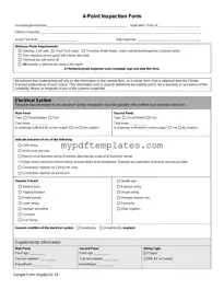 Fill Your 4 Point Inspection Template