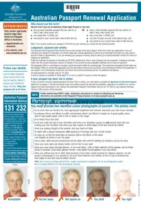Fill Your Australian Passport Renewal Template