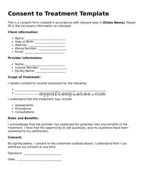 Blank Consent Form