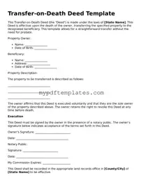 Blank Transfer-on-Death Deed Form
