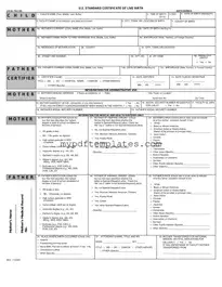 Fill Your CDC U.S. Standard Certificate of Live Birth Template