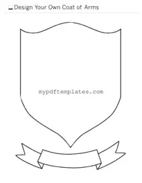 Fill Your Coat Of Arms Template