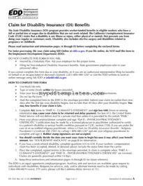 Fill Your EDD DE 2501 Template