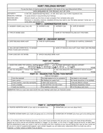 Fill Your Hurt Feelings Report Template