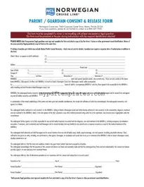 Fill Your NCL Parental Consent Template