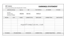 Fill Your Independent Contractor Pay Stub Template