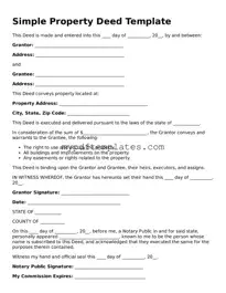 Blank Deed Form