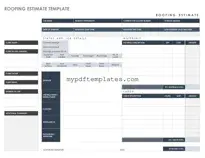 Fill Your Roofing Estimate Template