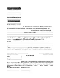 Fill Your Scrivener's Affidavit Template