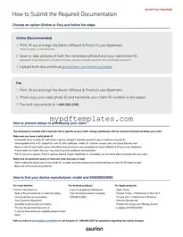 Fill Your Asurion F-017-08 MEN Template