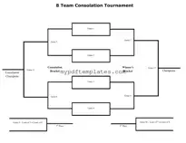 Fill Your Tournament Consolation Bracket Template